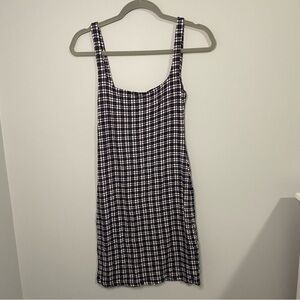 Plaid Sleeveless Dress